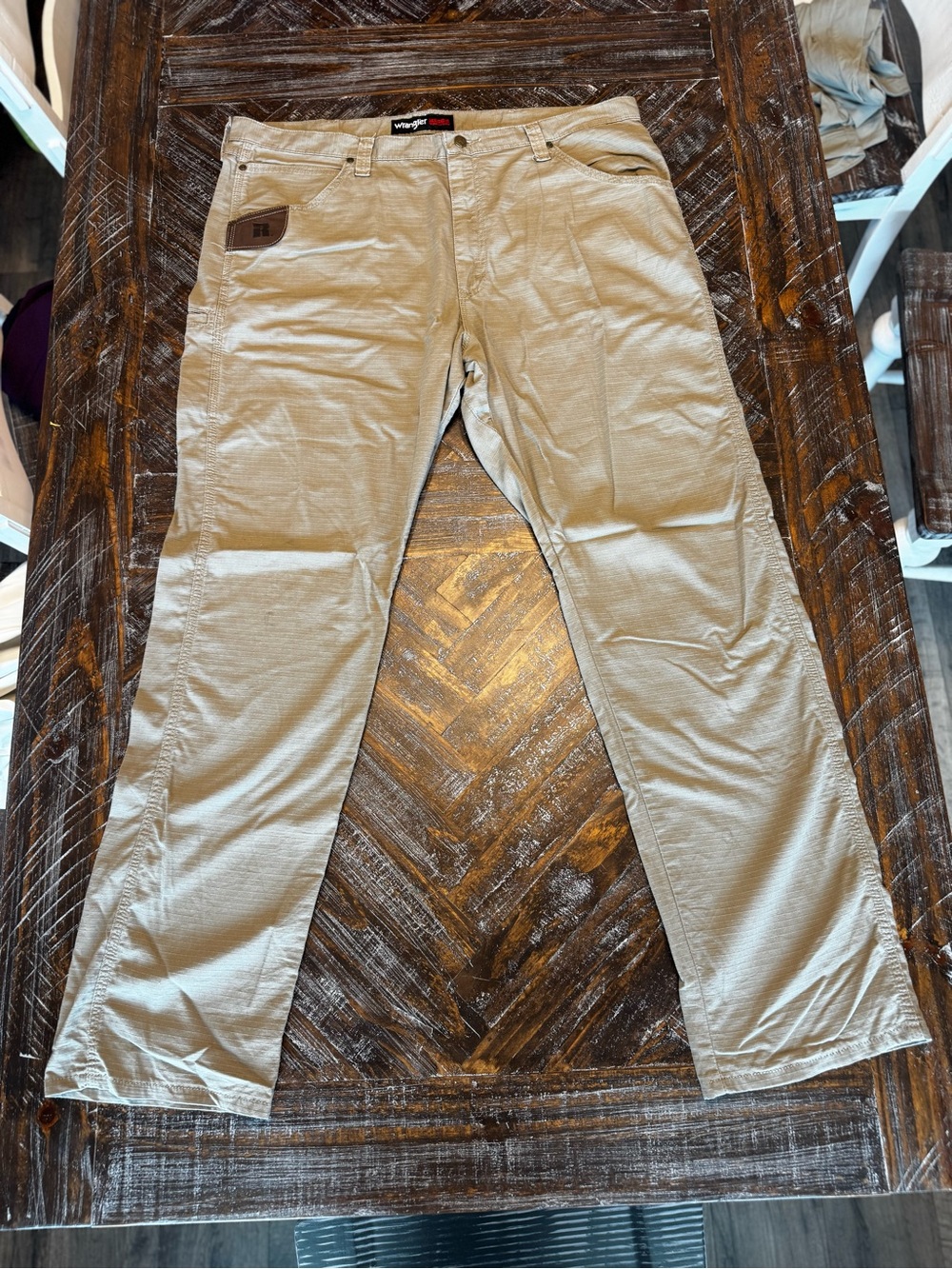 Wrangler Riggs Ripstop Work Pants - Tan - Picture 4 of 14